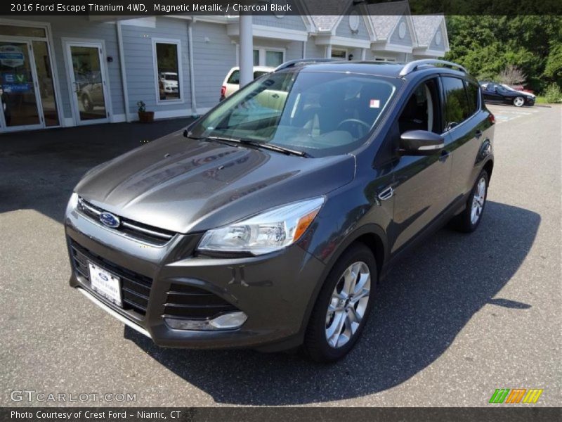 Magnetic Metallic / Charcoal Black 2016 Ford Escape Titanium 4WD
