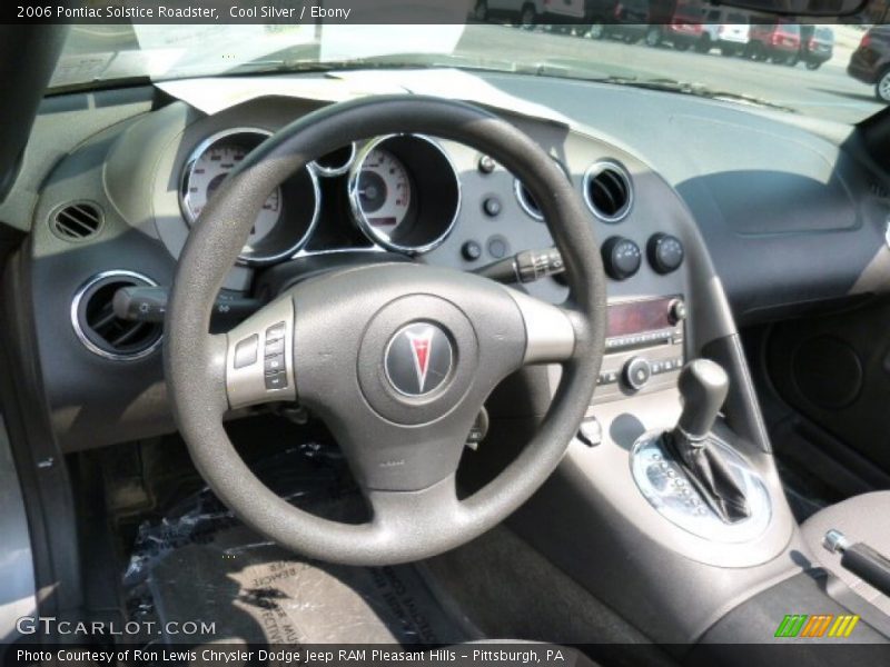 Cool Silver / Ebony 2006 Pontiac Solstice Roadster