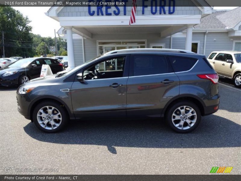 Magnetic Metallic / Charcoal Black 2016 Ford Escape Titanium 4WD