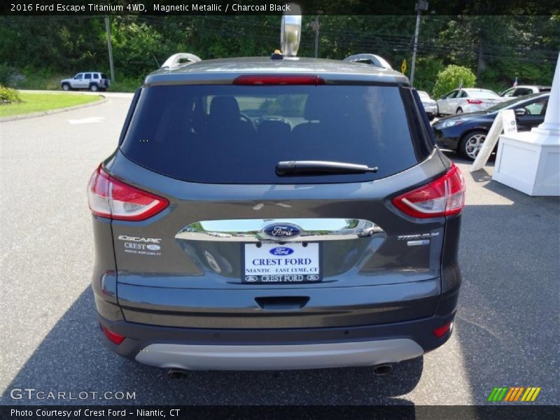 Magnetic Metallic / Charcoal Black 2016 Ford Escape Titanium 4WD
