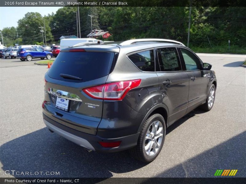 Magnetic Metallic / Charcoal Black 2016 Ford Escape Titanium 4WD