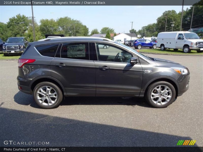 Magnetic Metallic / Charcoal Black 2016 Ford Escape Titanium 4WD