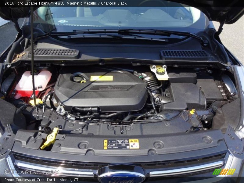 Magnetic Metallic / Charcoal Black 2016 Ford Escape Titanium 4WD