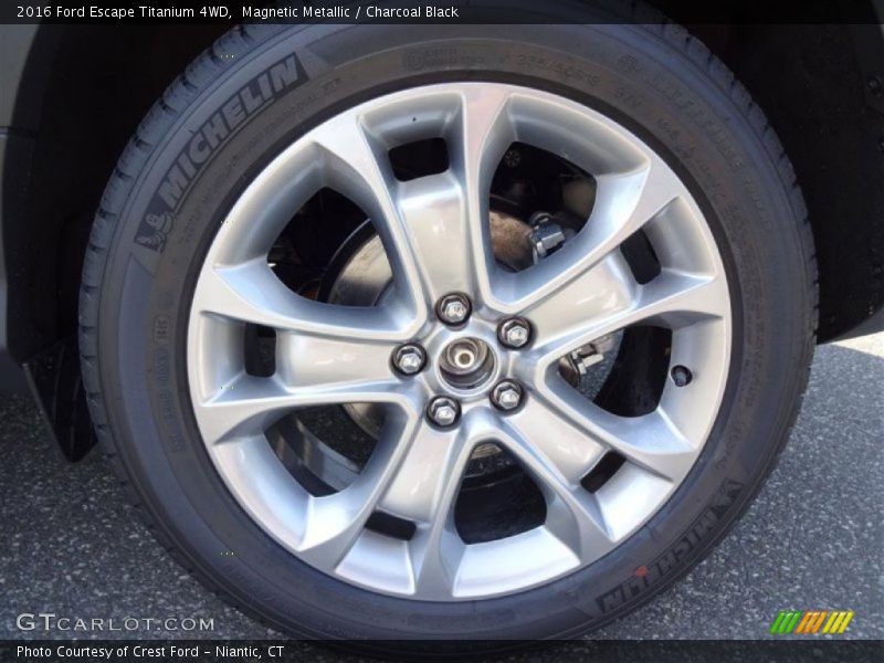 Magnetic Metallic / Charcoal Black 2016 Ford Escape Titanium 4WD