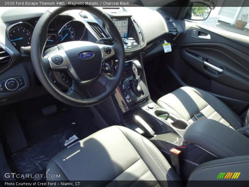 Magnetic Metallic / Charcoal Black 2016 Ford Escape Titanium 4WD