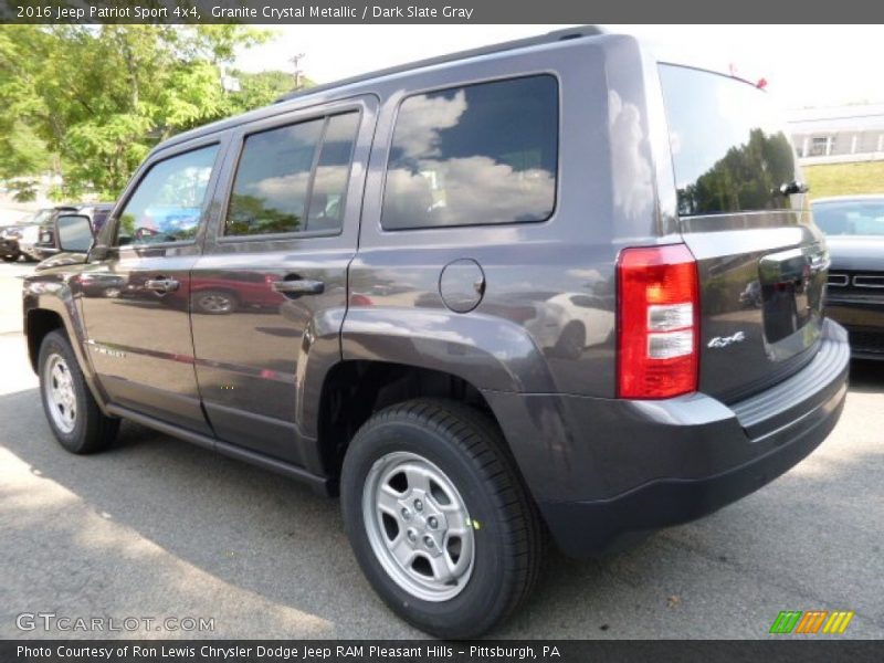Granite Crystal Metallic / Dark Slate Gray 2016 Jeep Patriot Sport 4x4