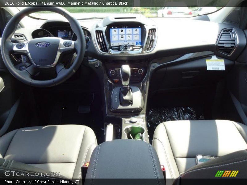 Magnetic Metallic / Charcoal Black 2016 Ford Escape Titanium 4WD