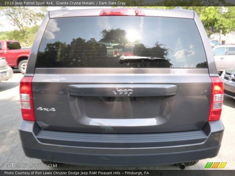 Granite Crystal Metallic / Dark Slate Gray 2016 Jeep Patriot Sport 4x4