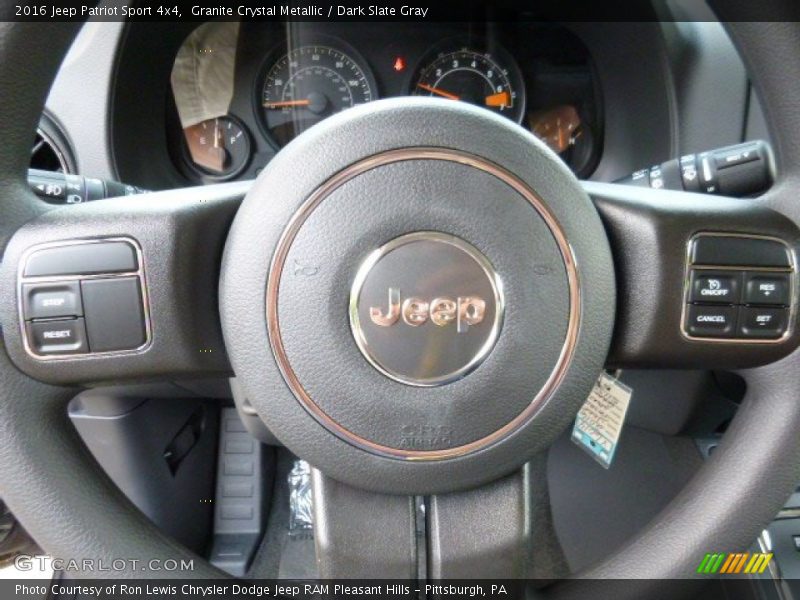 Granite Crystal Metallic / Dark Slate Gray 2016 Jeep Patriot Sport 4x4