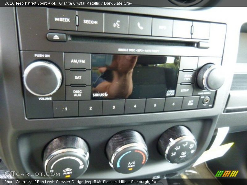 Granite Crystal Metallic / Dark Slate Gray 2016 Jeep Patriot Sport 4x4