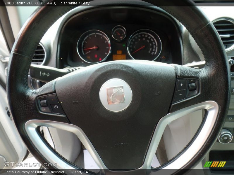 Polar White / Gray 2008 Saturn VUE XE 3.5 AWD