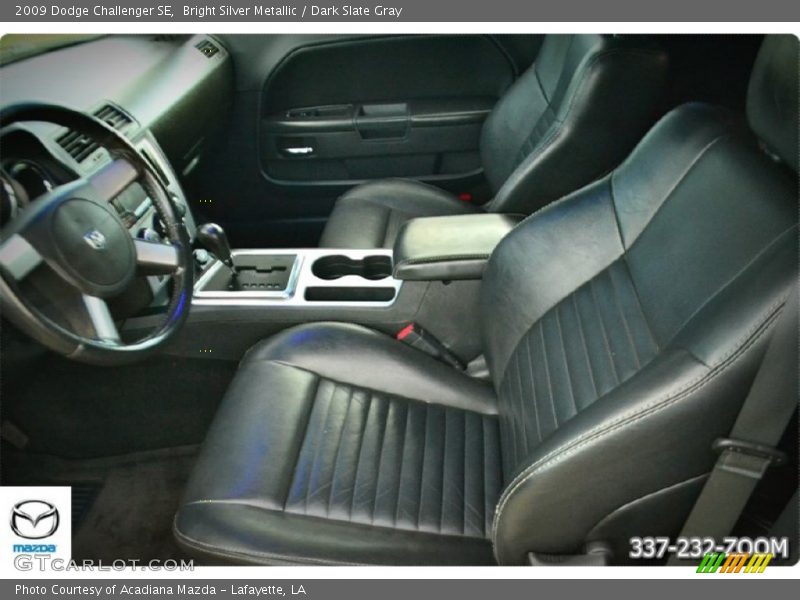Bright Silver Metallic / Dark Slate Gray 2009 Dodge Challenger SE