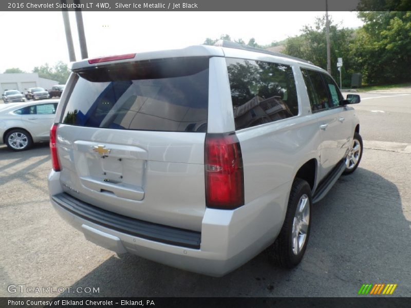 Silver Ice Metallic / Jet Black 2016 Chevrolet Suburban LT 4WD