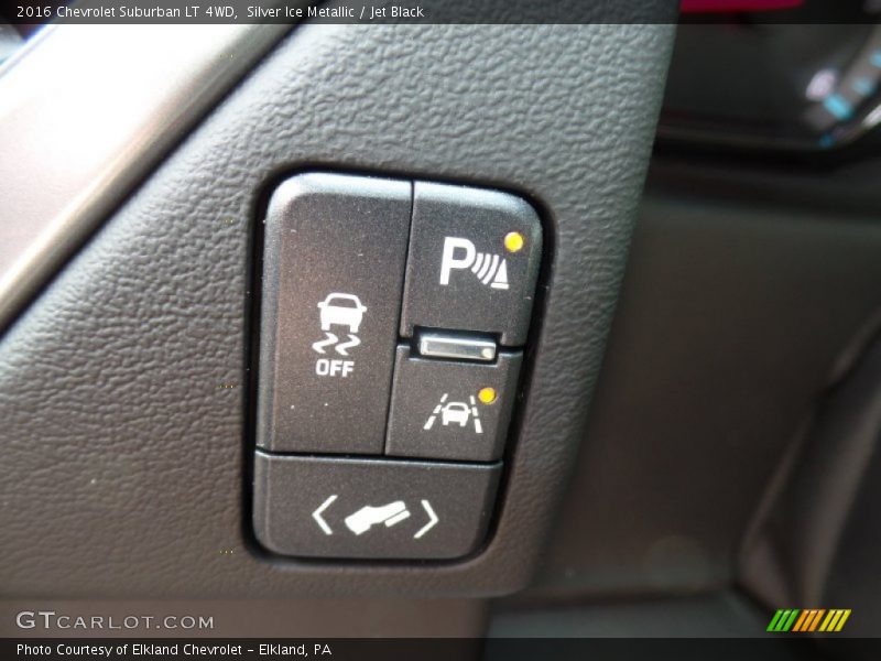 Controls of 2016 Suburban LT 4WD