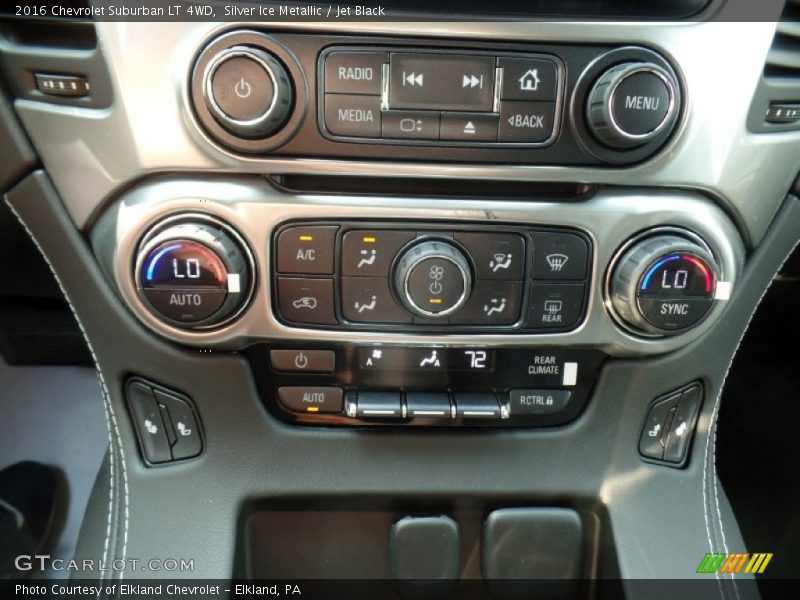 Controls of 2016 Suburban LT 4WD