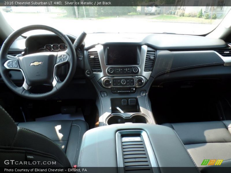 Dashboard of 2016 Suburban LT 4WD