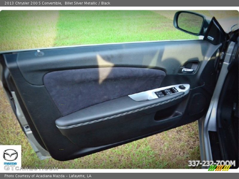 Billet Silver Metallic / Black 2013 Chrysler 200 S Convertible