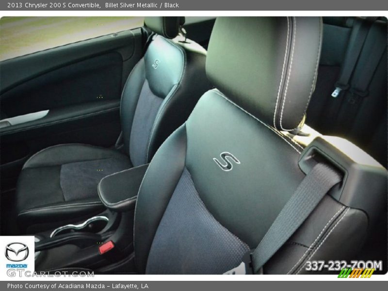 Billet Silver Metallic / Black 2013 Chrysler 200 S Convertible