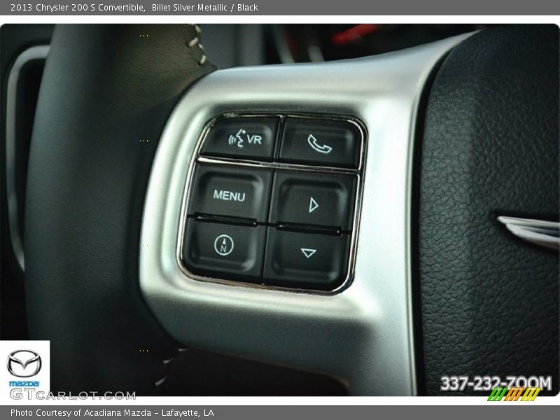 Billet Silver Metallic / Black 2013 Chrysler 200 S Convertible