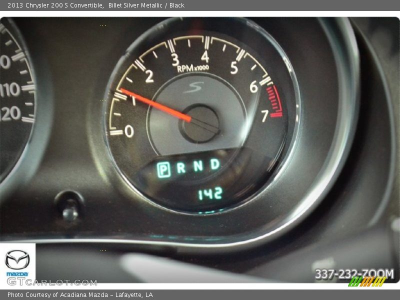 Billet Silver Metallic / Black 2013 Chrysler 200 S Convertible