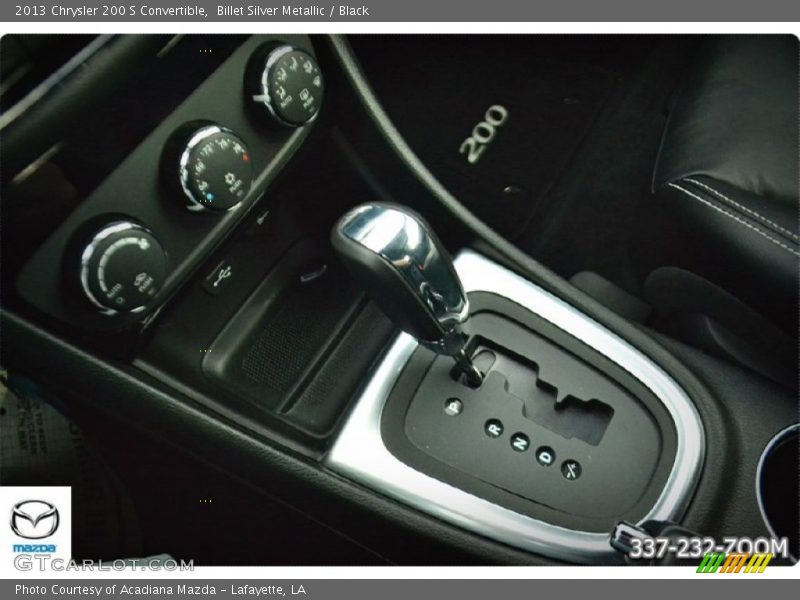 Billet Silver Metallic / Black 2013 Chrysler 200 S Convertible