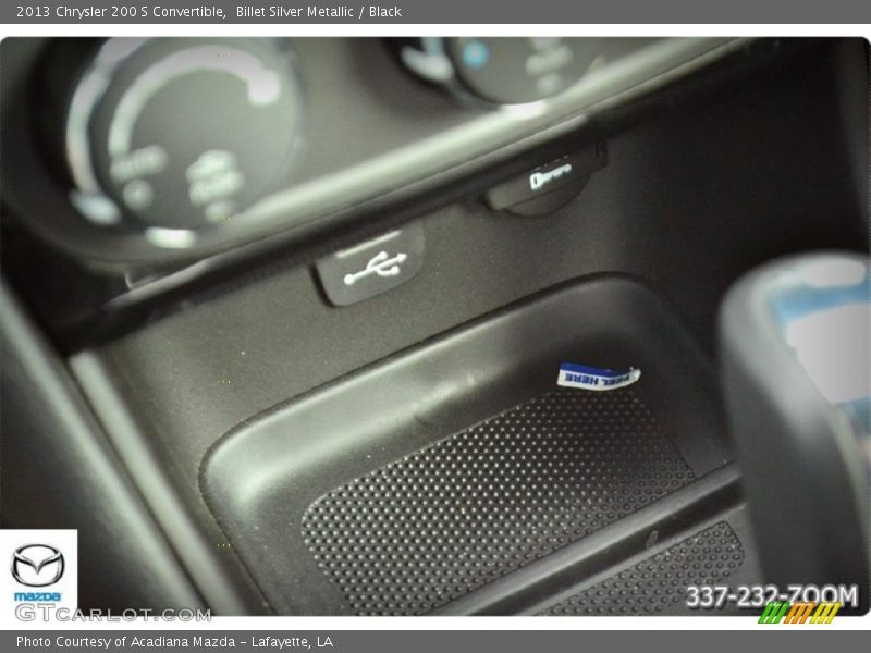 Billet Silver Metallic / Black 2013 Chrysler 200 S Convertible