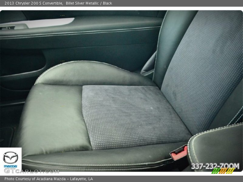 Billet Silver Metallic / Black 2013 Chrysler 200 S Convertible