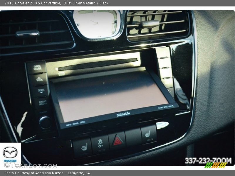 Billet Silver Metallic / Black 2013 Chrysler 200 S Convertible