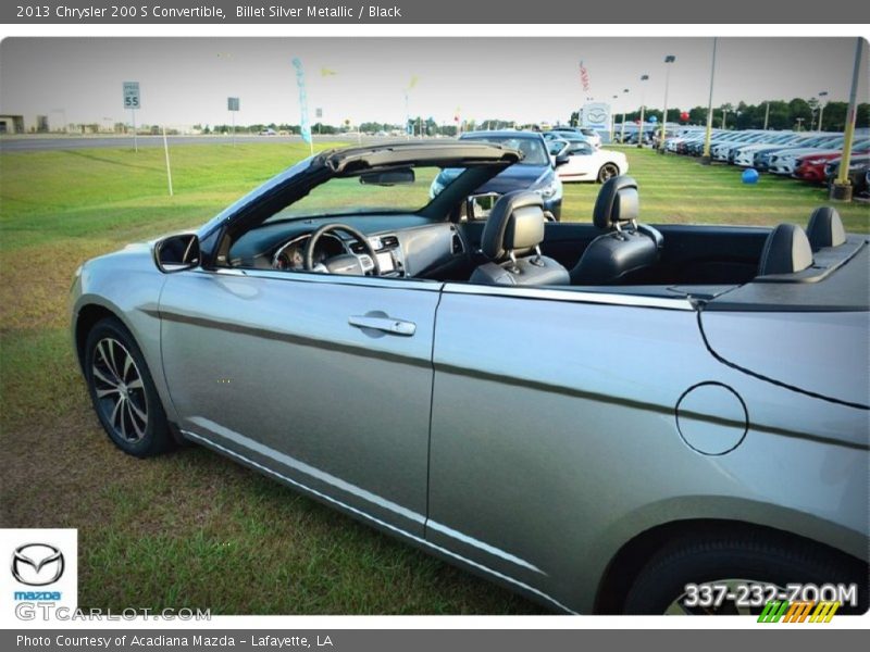 Billet Silver Metallic / Black 2013 Chrysler 200 S Convertible