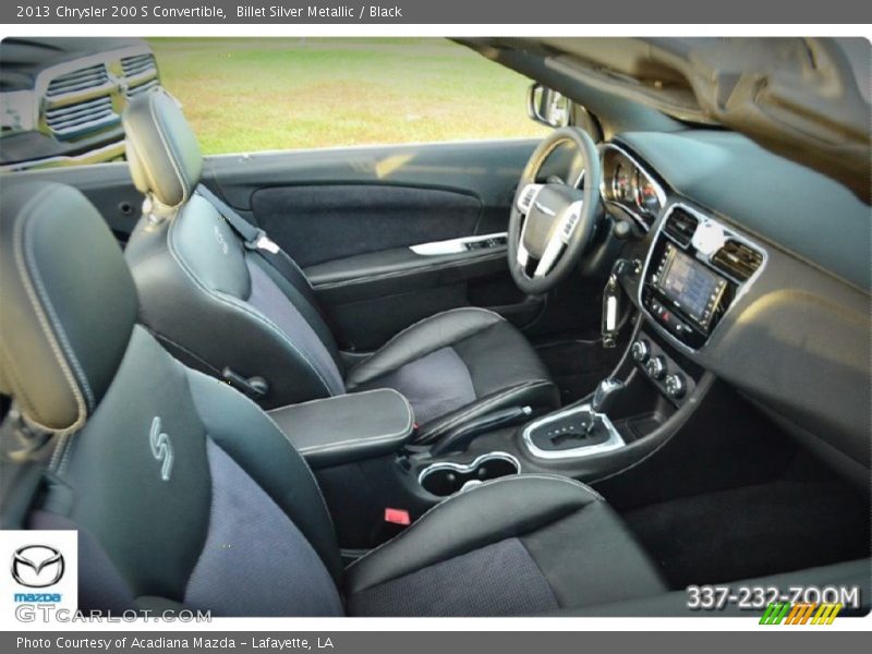 Billet Silver Metallic / Black 2013 Chrysler 200 S Convertible