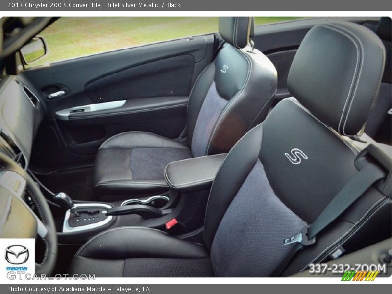 Billet Silver Metallic / Black 2013 Chrysler 200 S Convertible