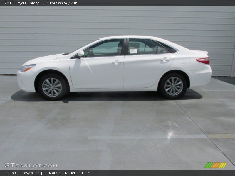 Super White / Ash 2015 Toyota Camry LE