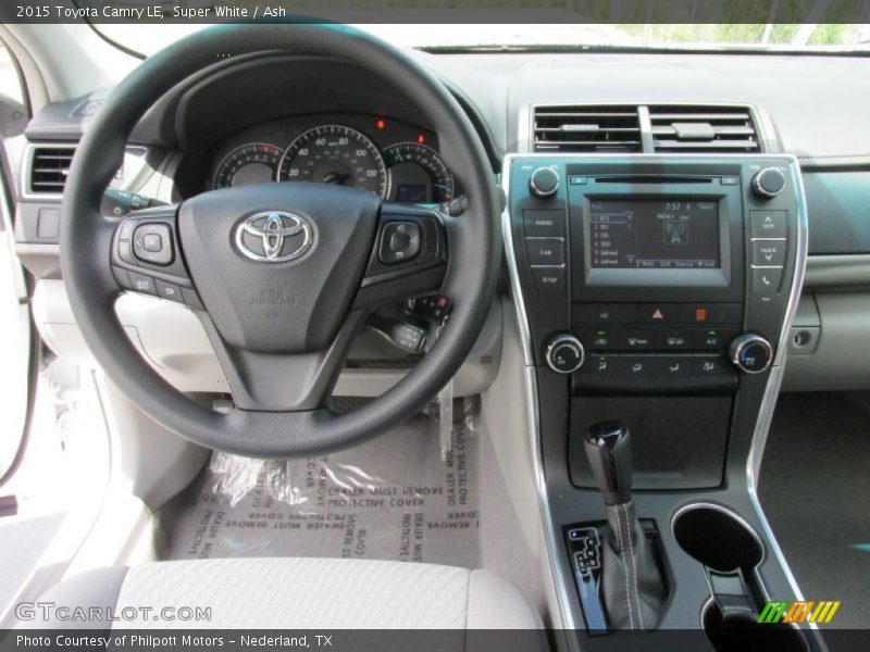 Super White / Ash 2015 Toyota Camry LE