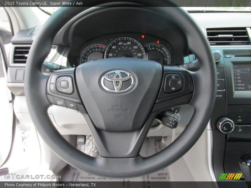Super White / Ash 2015 Toyota Camry LE