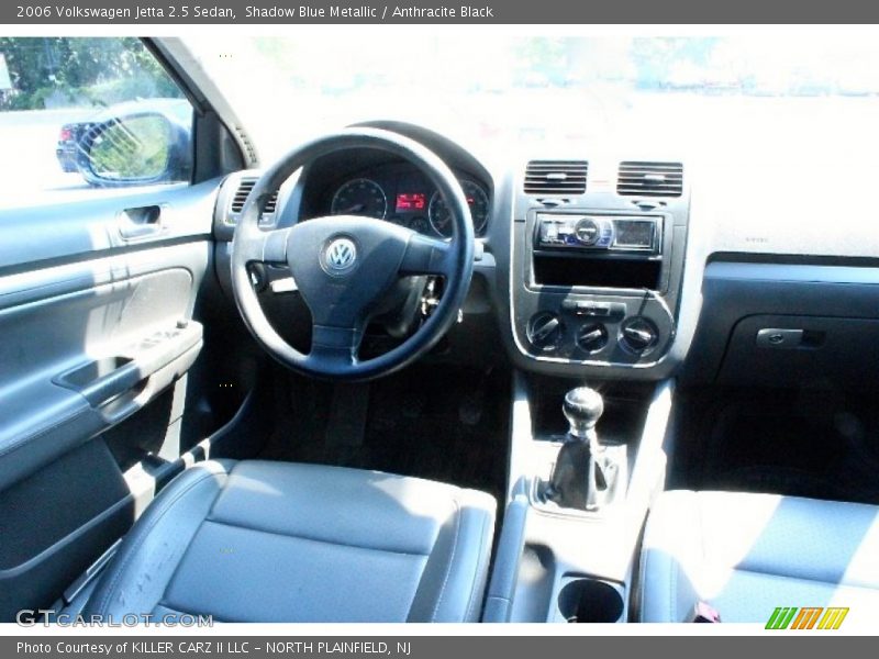 Shadow Blue Metallic / Anthracite Black 2006 Volkswagen Jetta 2.5 Sedan