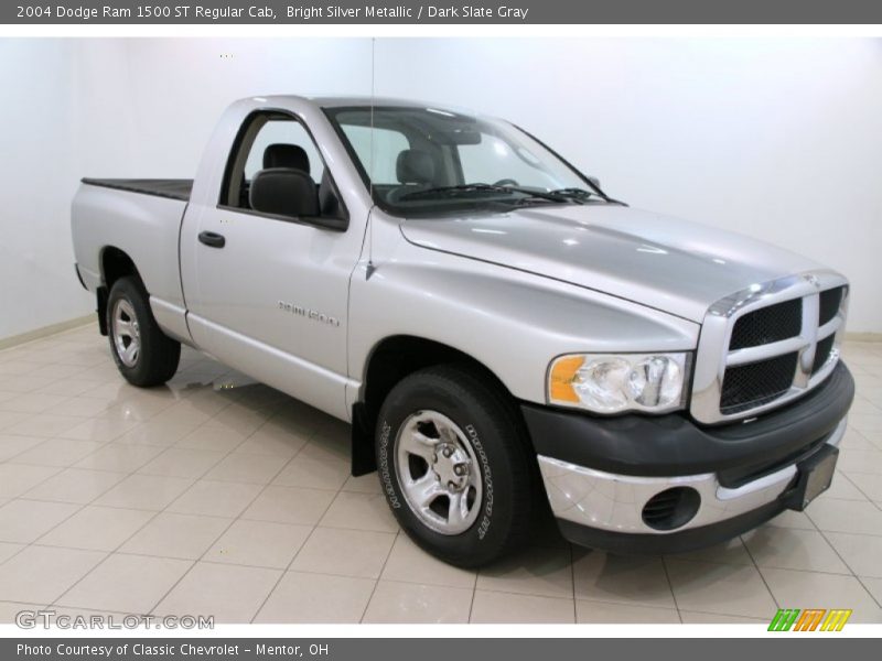 Bright Silver Metallic / Dark Slate Gray 2004 Dodge Ram 1500 ST Regular Cab