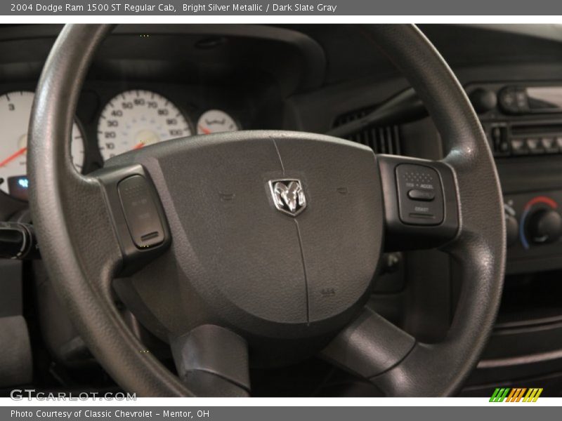 Bright Silver Metallic / Dark Slate Gray 2004 Dodge Ram 1500 ST Regular Cab