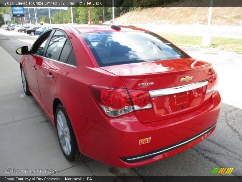 Red Hot / Jet Black 2016 Chevrolet Cruze Limited LTZ