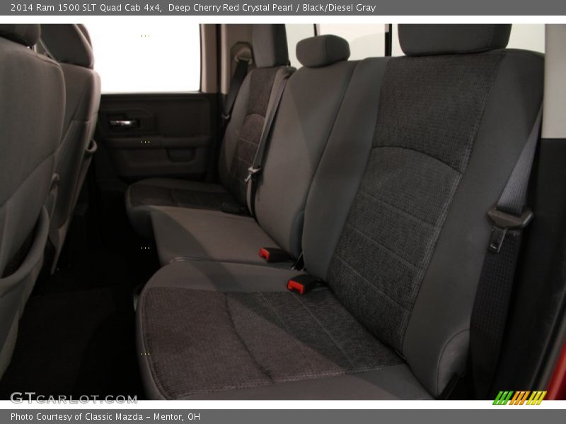 Deep Cherry Red Crystal Pearl / Black/Diesel Gray 2014 Ram 1500 SLT Quad Cab 4x4