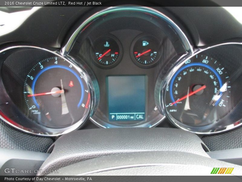 Red Hot / Jet Black 2016 Chevrolet Cruze Limited LTZ