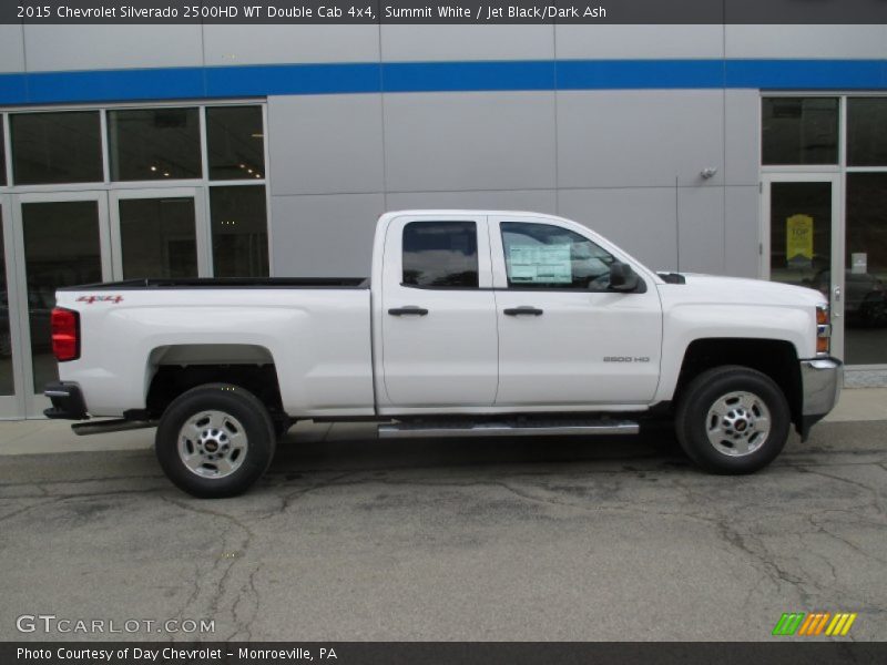 Summit White / Jet Black/Dark Ash 2015 Chevrolet Silverado 2500HD WT Double Cab 4x4