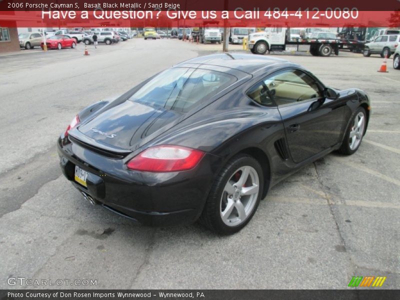 Basalt Black Metallic / Sand Beige 2006 Porsche Cayman S