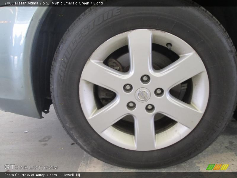 Mystic Emerald Green / Blond 2003 Nissan Altima 2.5 S