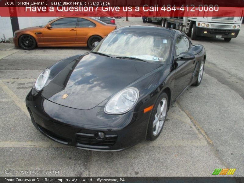 Basalt Black Metallic / Sand Beige 2006 Porsche Cayman S