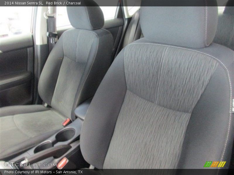 Red Brick / Charcoal 2014 Nissan Sentra SL