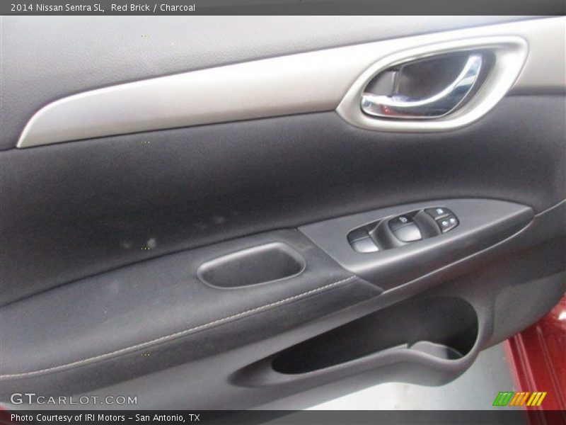 Red Brick / Charcoal 2014 Nissan Sentra SL