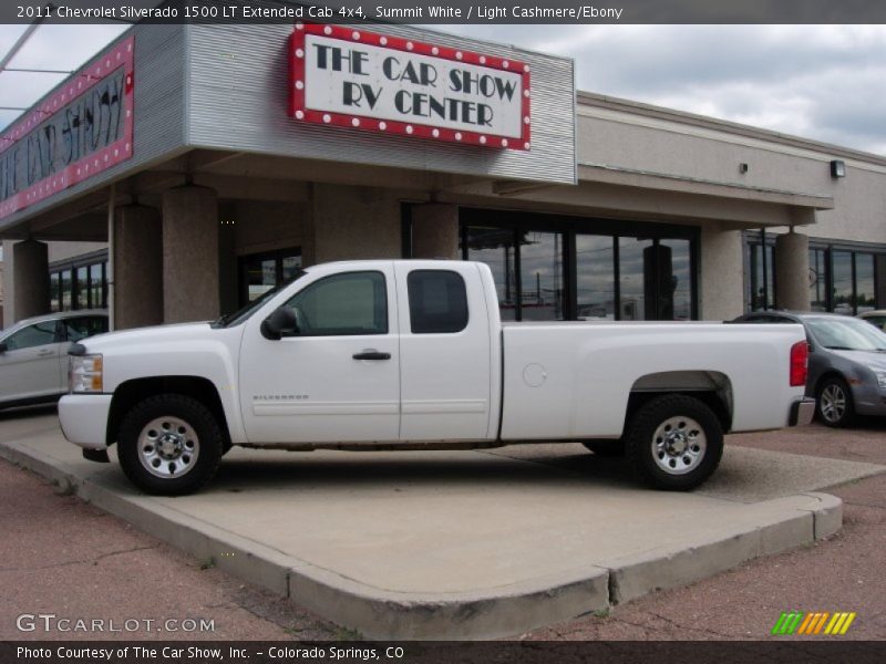 Summit White / Light Cashmere/Ebony 2011 Chevrolet Silverado 1500 LT Extended Cab 4x4