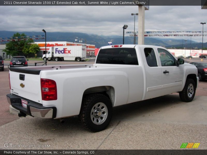 Summit White / Light Cashmere/Ebony 2011 Chevrolet Silverado 1500 LT Extended Cab 4x4