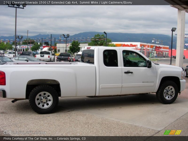 Summit White / Light Cashmere/Ebony 2011 Chevrolet Silverado 1500 LT Extended Cab 4x4
