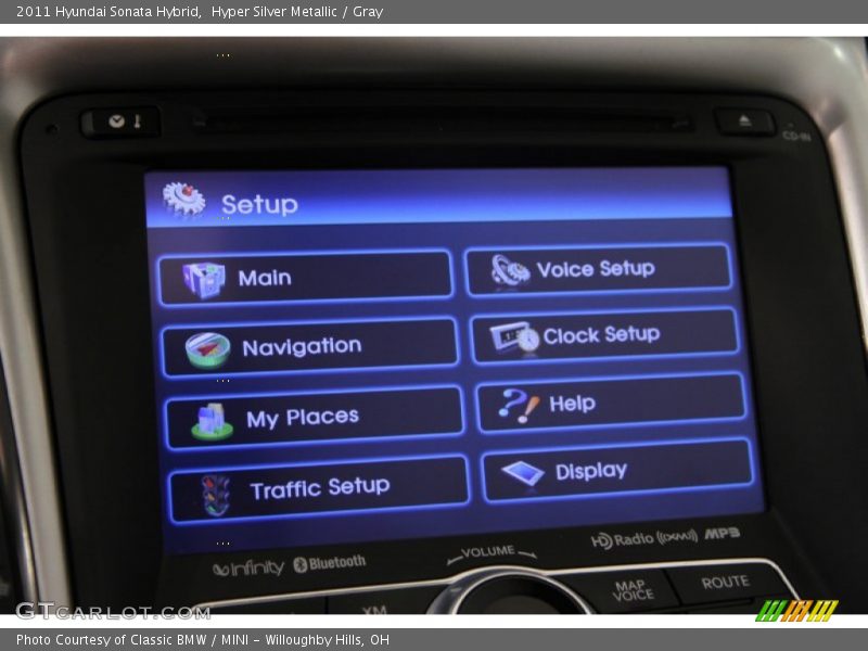 Hyper Silver Metallic / Gray 2011 Hyundai Sonata Hybrid